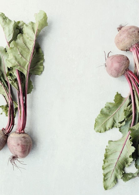 Beetroot juice on white