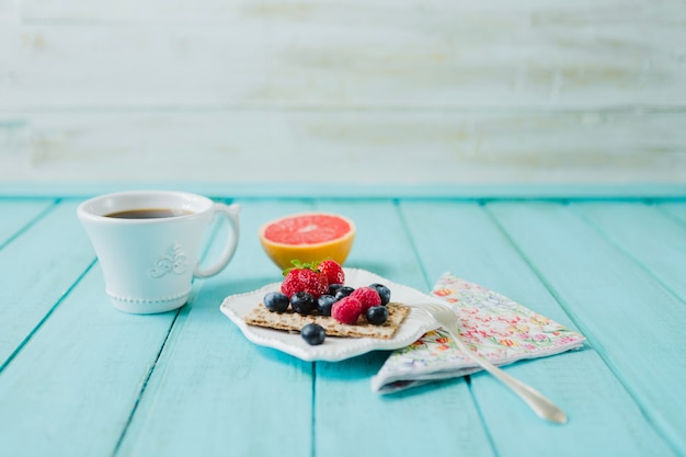 Berries for healthy breakfast