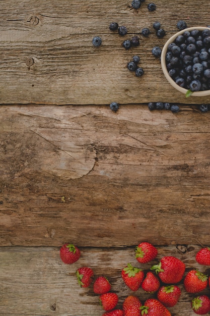 Berries on the table