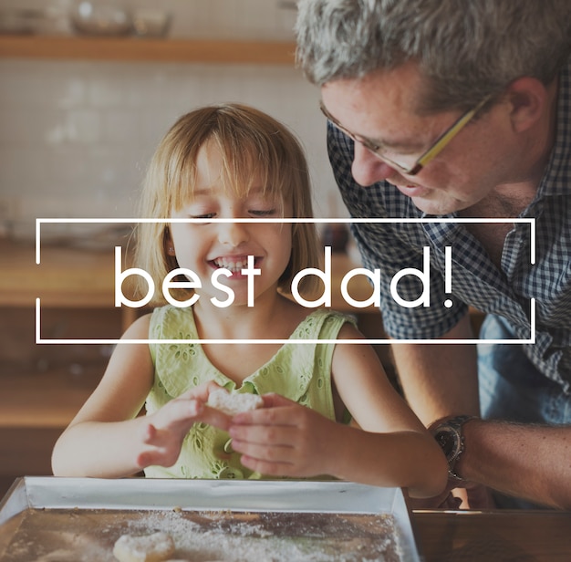 Free photo best dad father family papa parent appreciation concept