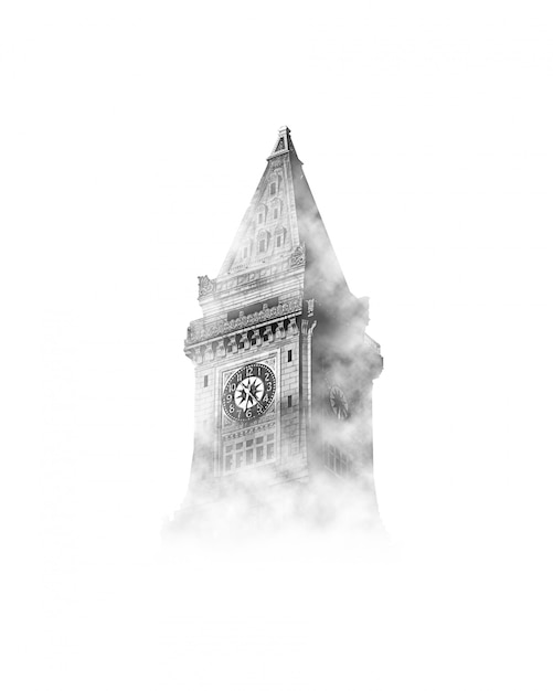 Free Photo big ben in the sky with clouds