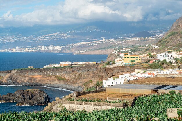 Big city on the ocean littoral