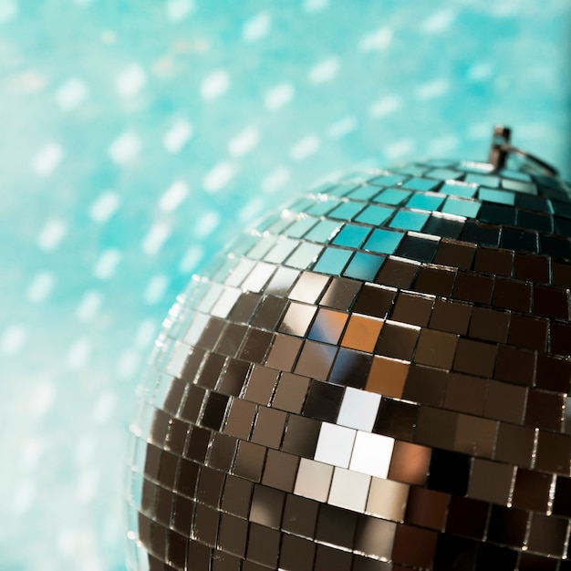 Big disco ball with party lights 