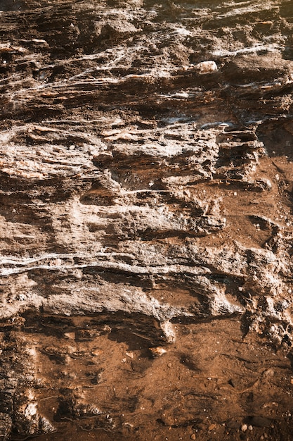 Big grey rocks of cliff