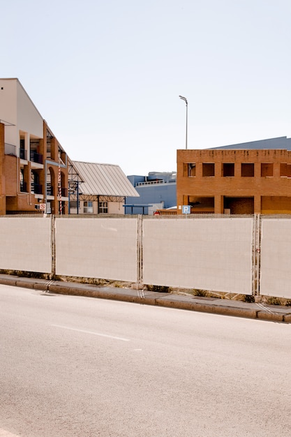 Free Photo billboard for outdoor advertising poster near the road