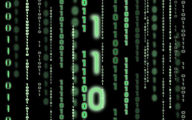 Binary code background