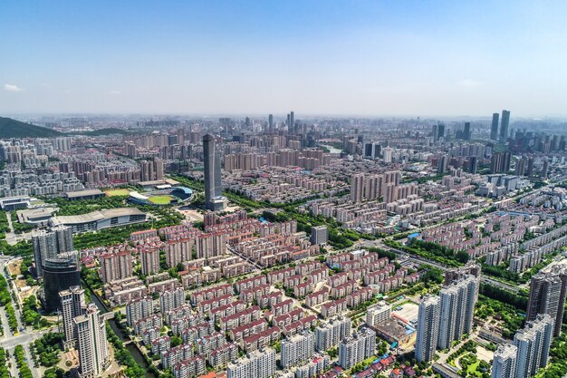 a bird's eye view of shanghai