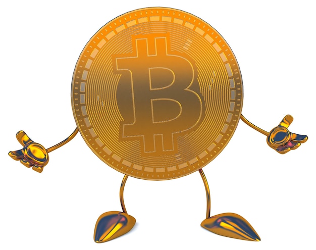 Free photo bitcoin - 3d illustration