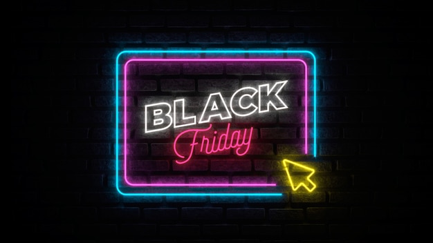 Free Photo black friday sale banner