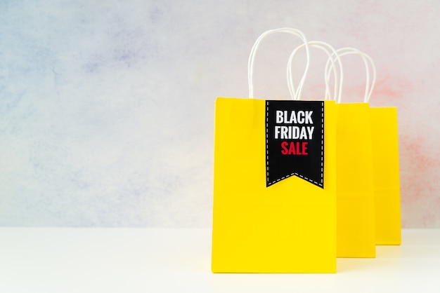 Free Photo black friday sale shopping bags