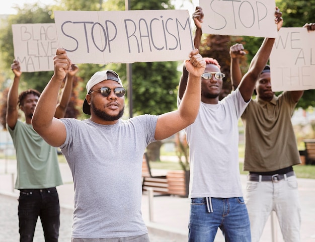 Free photo black live matter protest