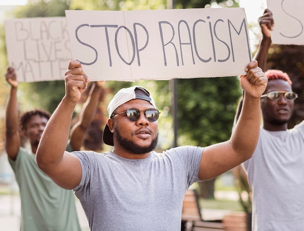 Free photo black live matter protest