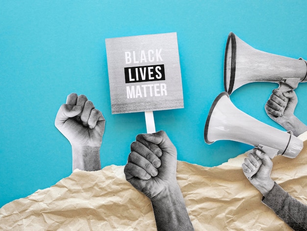 Free photo black lives matter concept