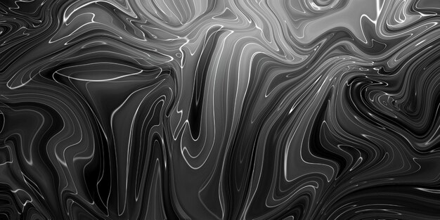 Black Marble ink texture acrylic painted waves texture background pattern can used for wallpaper or skin wall tile luxurious