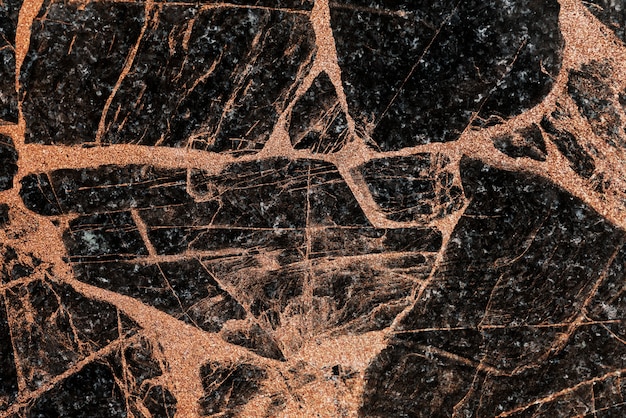 Black marbled surface