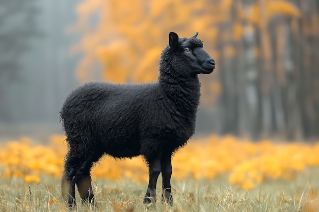 Black sheep portrait