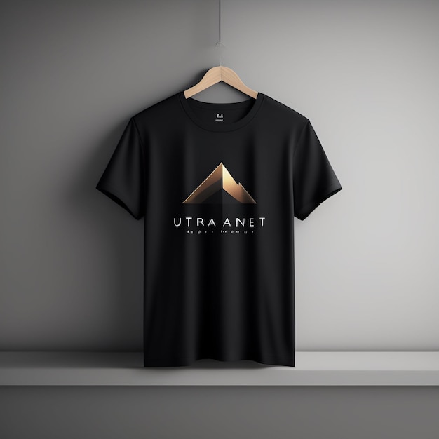 Free photo a black shirt with the word ultra an on it