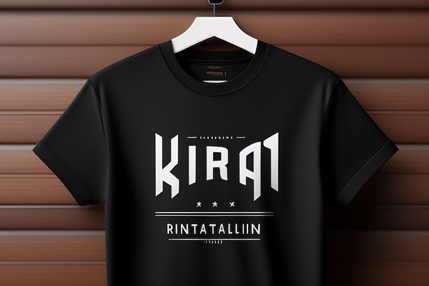 Free Photo a black t - shirt with the word kiri 1 on it