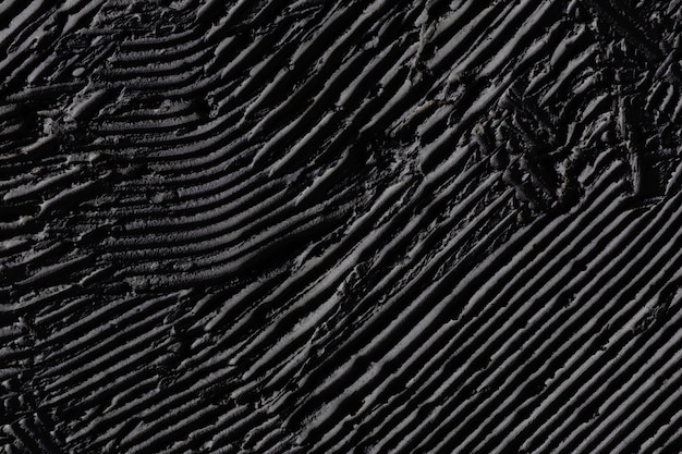 Black wall paint textured background