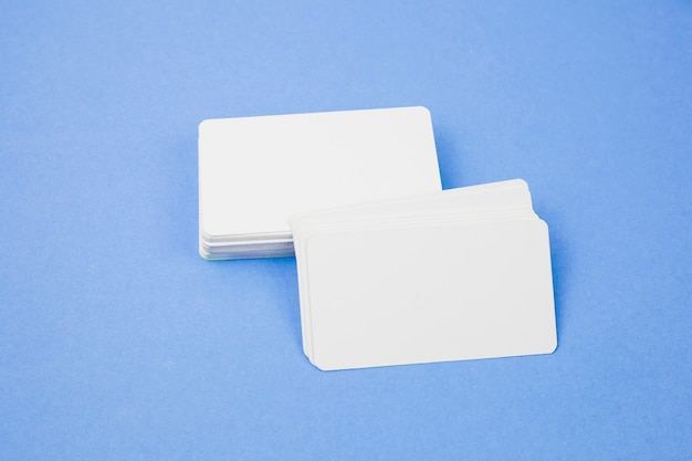 Blank business card template