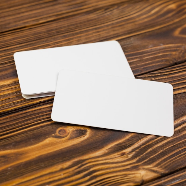 Free photo blank business card template