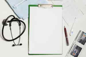 Free photo blank medical report