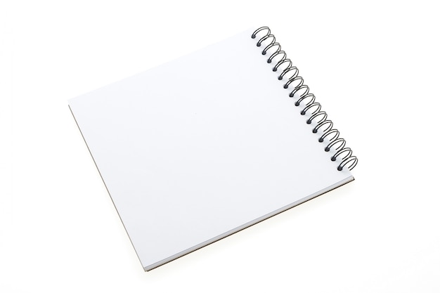 Free photo blank notebook