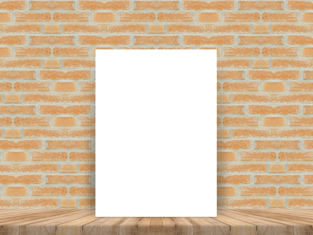 Free Photo blank sheet leaning against a wall