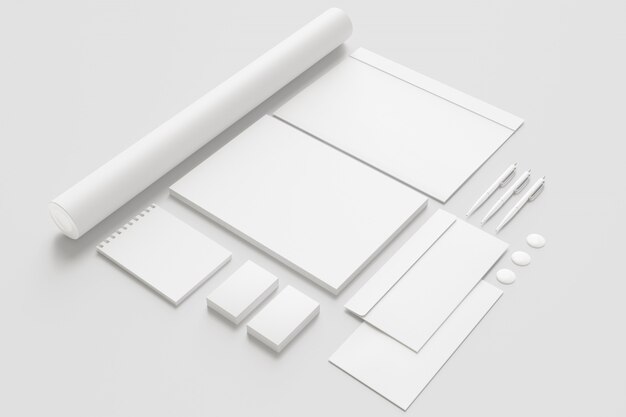 Blank Stationery Set.