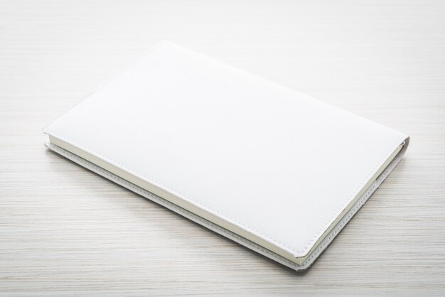 Blank white mock up book