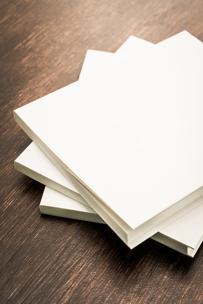 Free Photo blank white mock up book