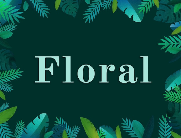 Free photo blossom floral natural flat design