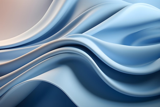 Free Photo blue abstract shape wallpaper with soft curves texture