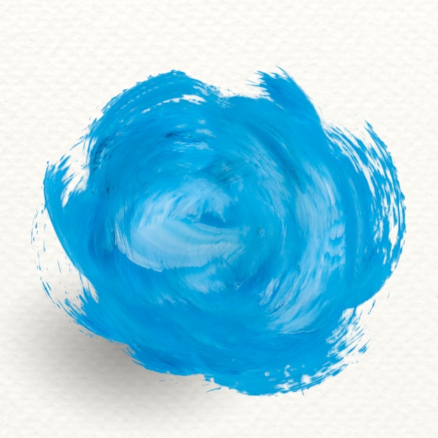 Free photo blue brush stroke banner