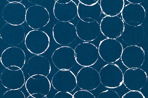 Free photo blue circle pattern background block prints