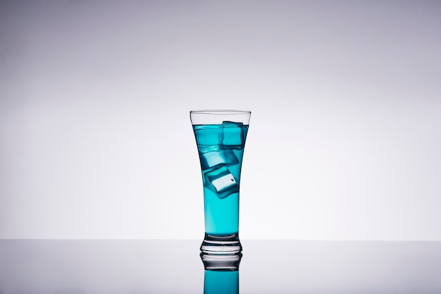 Blue cocktail