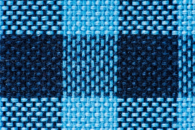 Blue fabric closeup