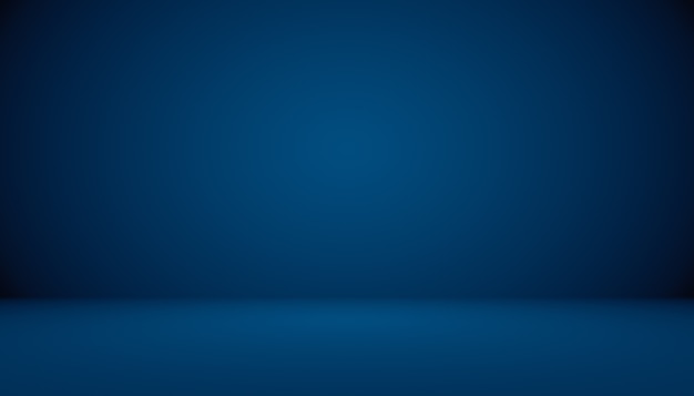 Free Photo blue gradient abstract background empty room with space for your text and picture