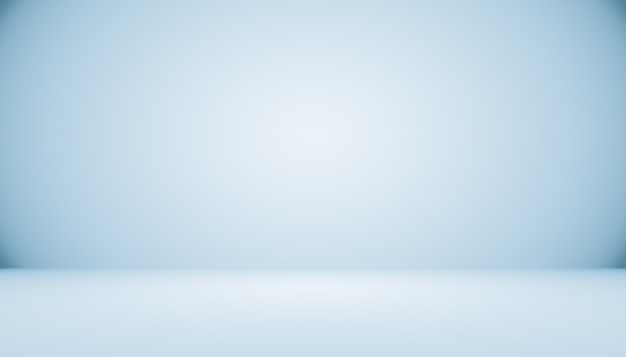 Blue gradient abstract background empty room with space for your text and picture.