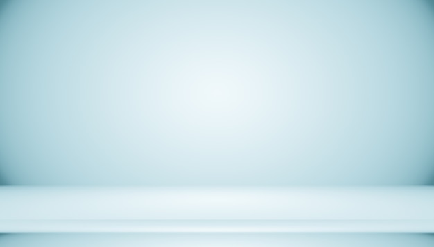 Blue gradient abstract background empty room with space for your text and picture.