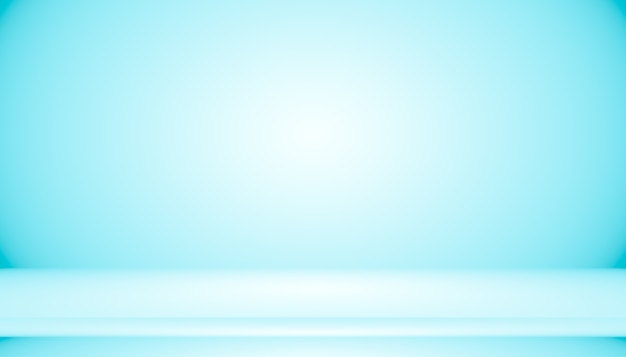 Free photo blue gradient abstract background empty room with space for your text and picture.