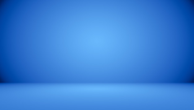 Free photo blue gradient abstract background empty room with space for your text and picture.