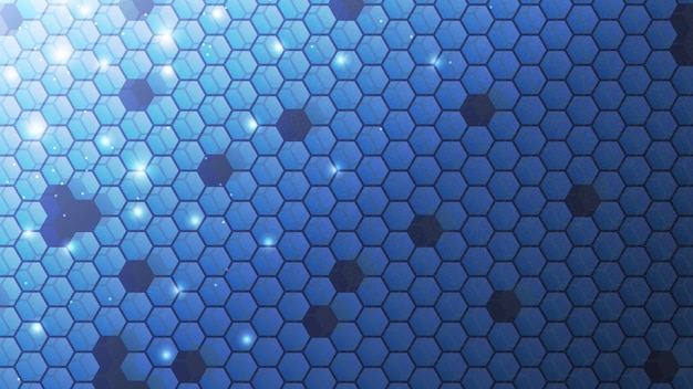 Free photo blue hex textures for networking