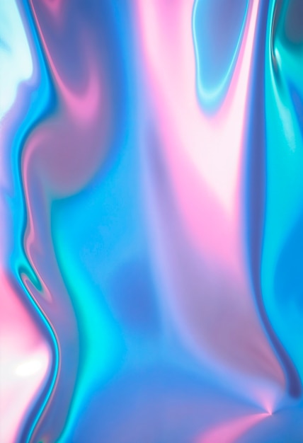 Blue holographic texture background