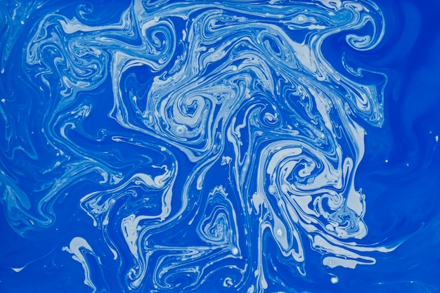 Free Photo blue marbling texture for trendy surface design