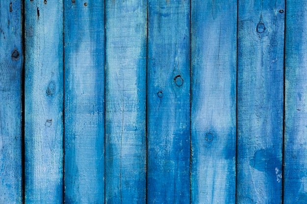 Free Photo blue painted old wooden texture