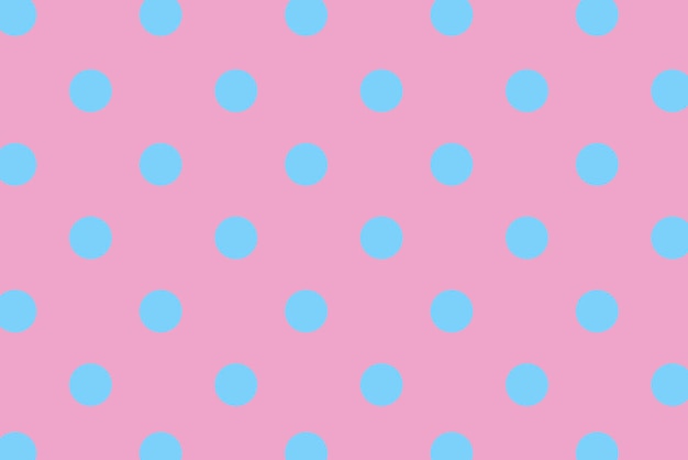 Free Photo blue polka dot with colorful background