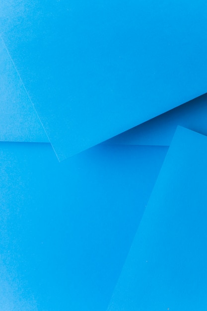 Blue pop up abstract paper background