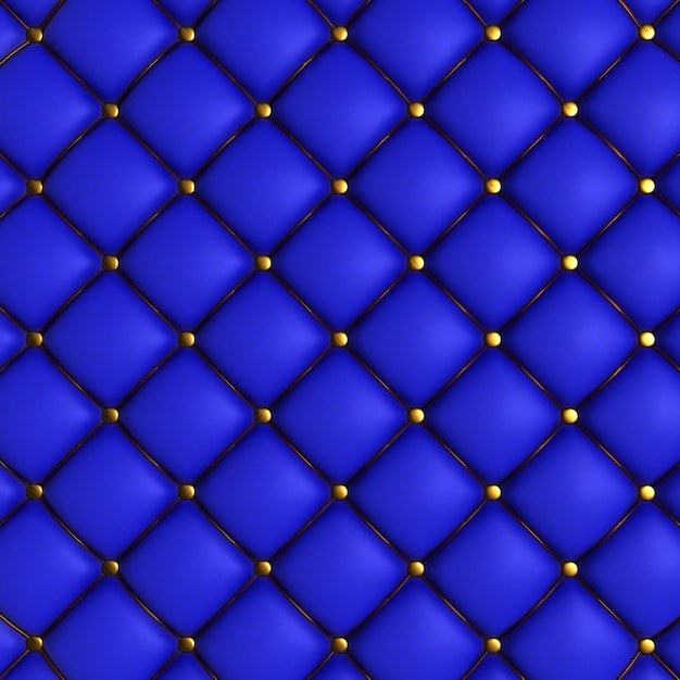 Blue quilted texture