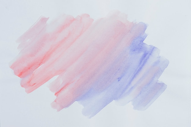 Free photo blue and red gradient watercolor stroke texture